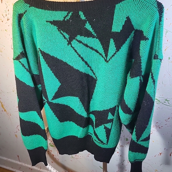 Knit Shirt Green Woman Size M - Picture 4 of 5